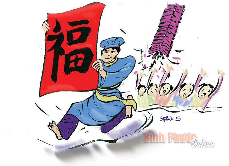 Ngày xuân tản mạn về chữ Phúc