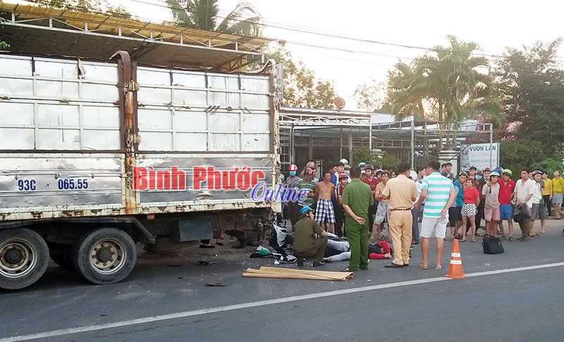 Tai nạn giao thông ở Chơn Thành diễn biến phức tạp