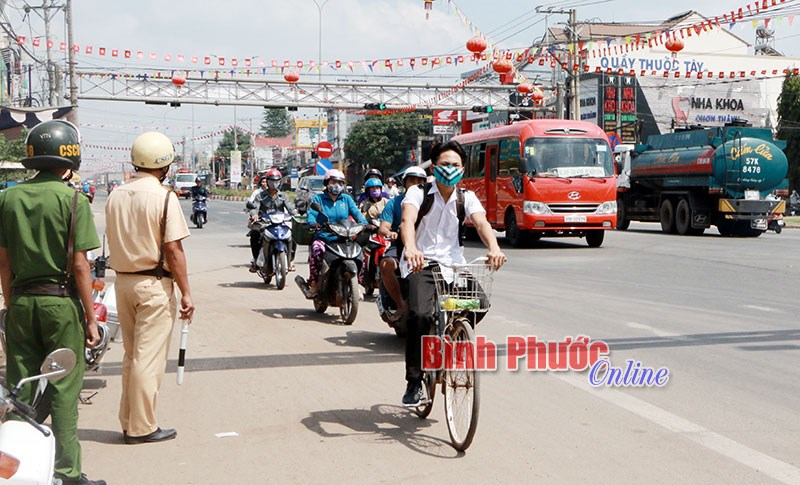 Tăng cường đảm bảo trật tự, ATGT mùa lễ hội