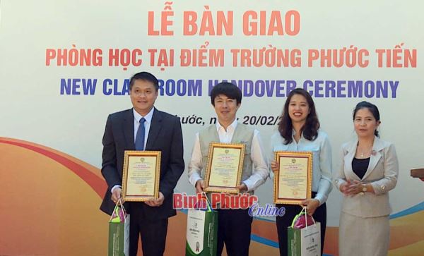 Bù Đốp có thêm 3 phòng học Bù Đốp có thêm 3 phòng học