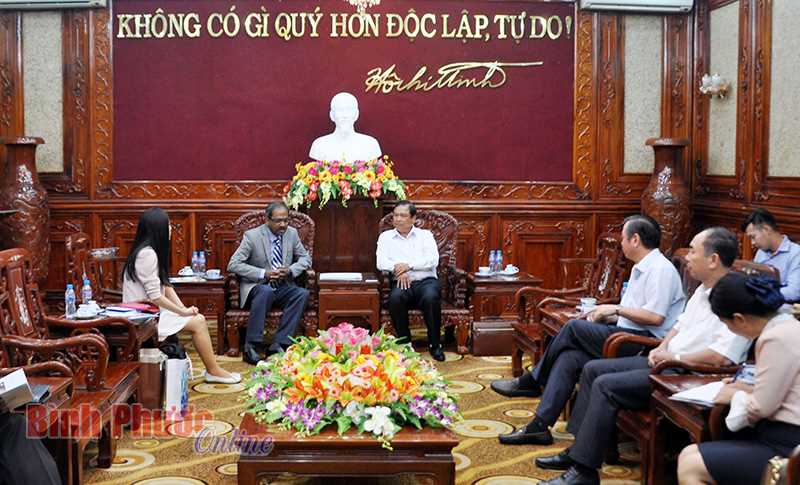 Tập đoàn TATA tìm hiểu đầu tư tại Bình Phước