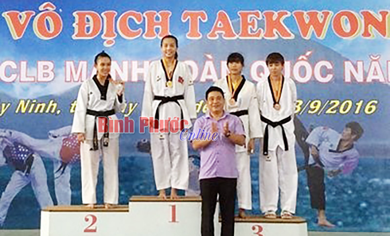Bình Phước giành 9 huy chương cup taekwondo các CLB mạnh toàn quốc Bình Phước giành 9 huy chương cup taekwondo các CLB mạnh toàn quốc