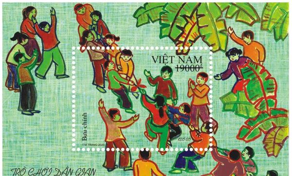 Phát hành bộ tem 'Trò chơi dân gian' nhân dịp Tết thiếu nhi 1-6