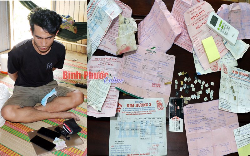 Tên trộm có hàng chục chiếc sim điện thoại Tên trộm có hàng chục chiếc sim điện thoại