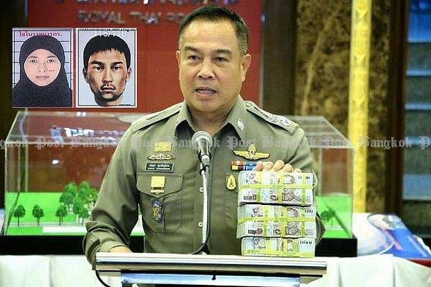 Hai nghi phạm đánh bom Bangkok đang ở Campuchia