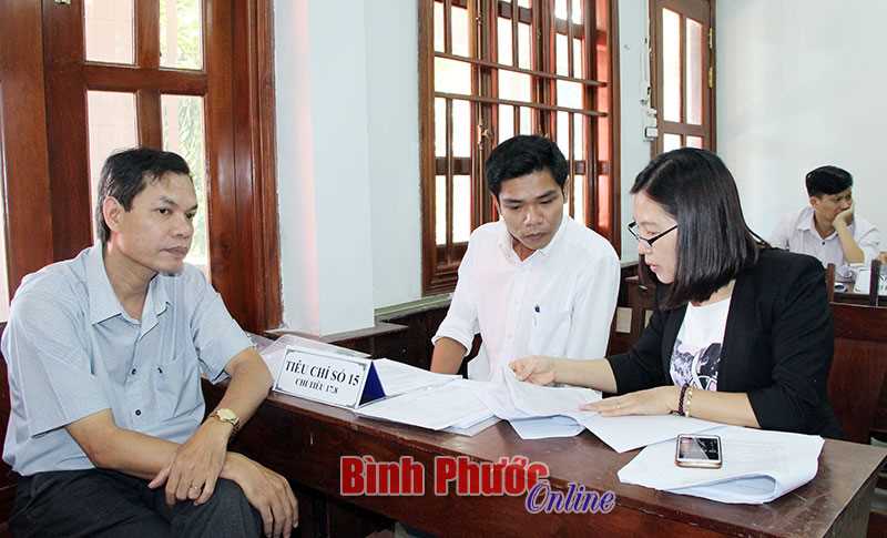 Thẩm định xây dựng nông thôn mới tại Lộc Ninh