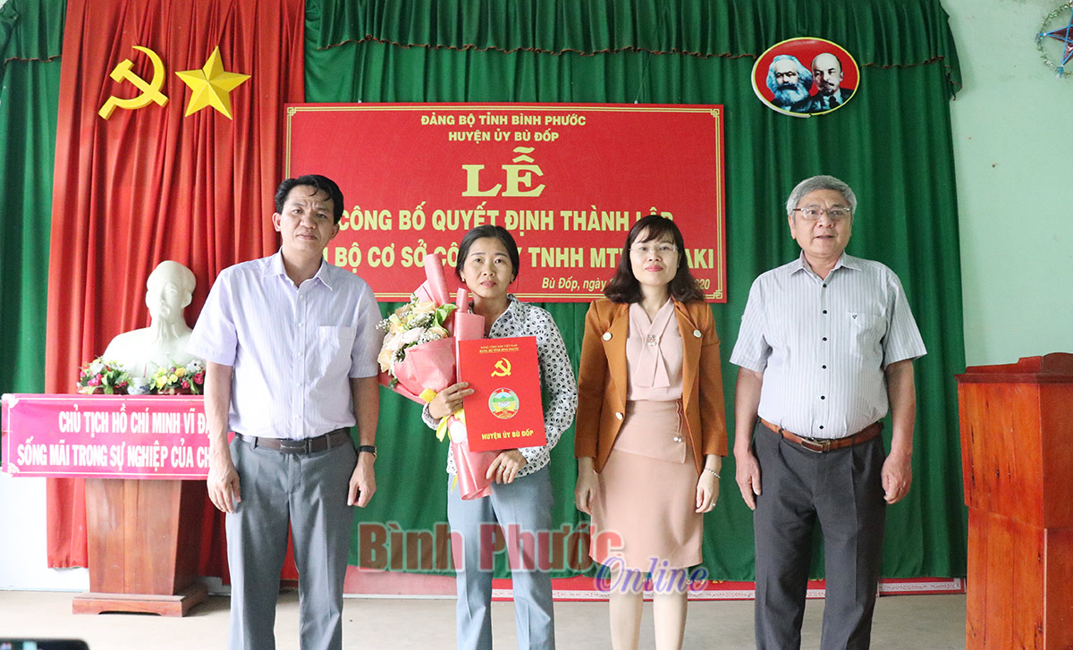 Thành lập Chi bộ Công ty TNHH MTV Samaki