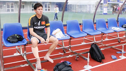 Tuyển thủ ĐTQG Việt Nam dính chấn thương nặng