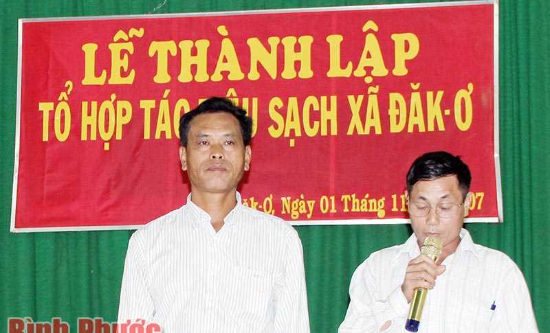 Thành lập Tổ hợp tác tiêu sạch xã Đắk Ơ