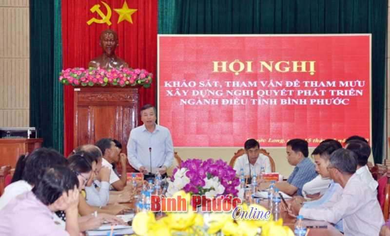 Tháo gỡ khó khăn cho doanh nghiệp điều Phước Long Tháo gỡ khó khăn cho doanh nghiệp điều Phước Long