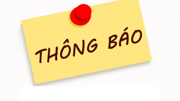 THÔNG BÁO