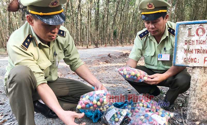 Thu giữ 1.000 viên pháo nổ Thu giữ 1.000 viên pháo nổ