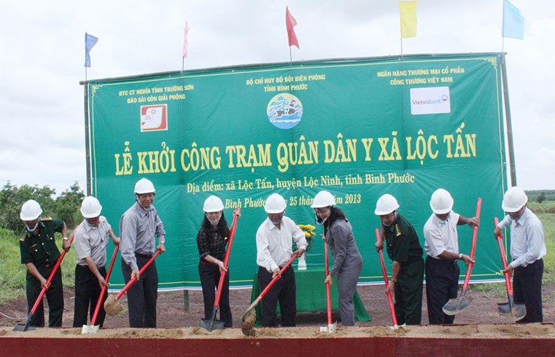 Khởi công xây dựng trạm xá quân - dân - y kết hợp