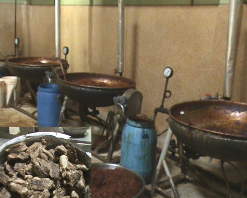 Hô biến thịt heo thành khô bò