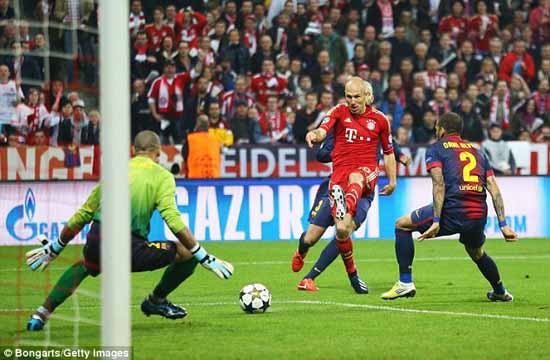 Hủy diệt Barca 4-0, Bayern rộng cửa vào chung kết Hủy diệt Barca 4-0, Bayern rộng cửa vào chung kết