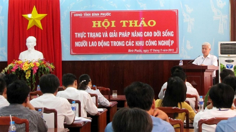 Hội thảo tìm giải pháp nâng cao đời sống công nhân trong KCN