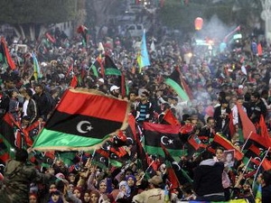 Chiếc xe chở Chủ tịch Quốc hội Libya bị phóng hỏa