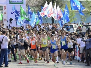 Số người tham gia cuộc thi marathon Kiev lập kỷ lục