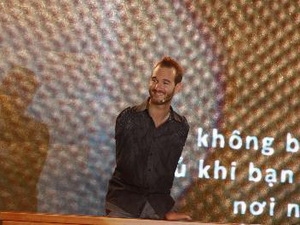 Nick Vujicic giao lưu doanh nhân khu vực phía Bắc Nick Vujicic giao lưu doanh nhân khu vực phía Bắc