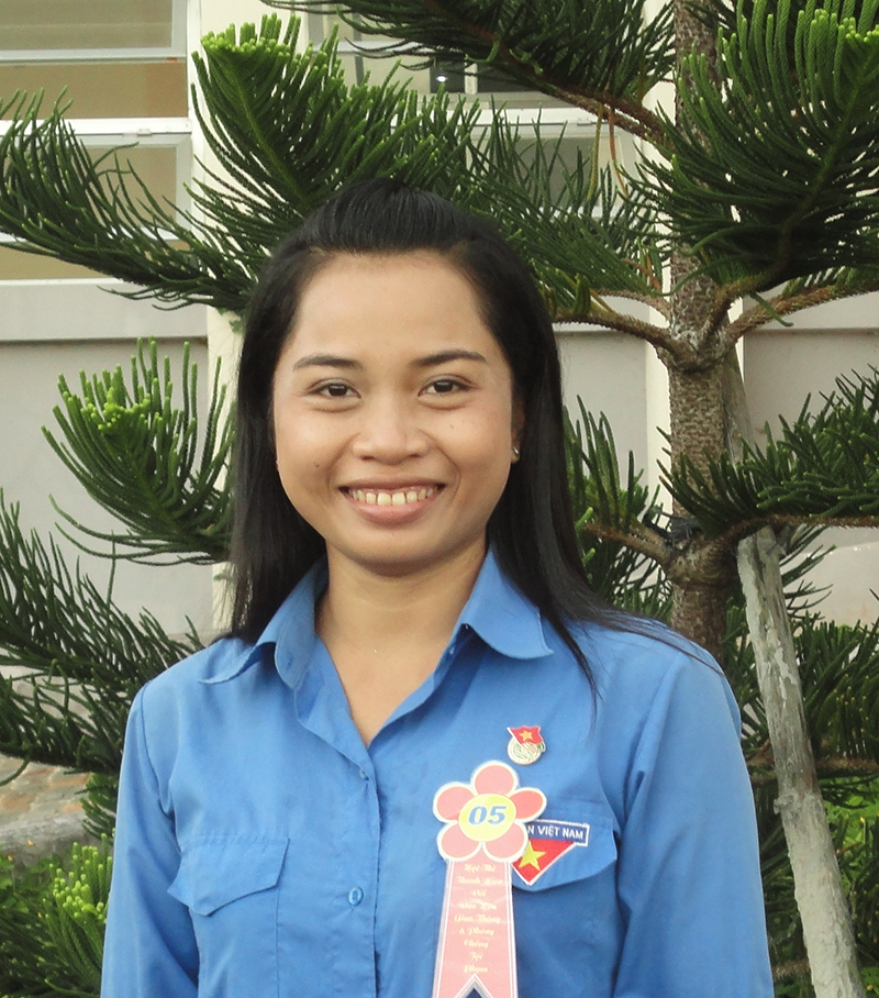 Châu Thị Ánh - Phó bí thư đoàn xã nhiệt tình, năng động