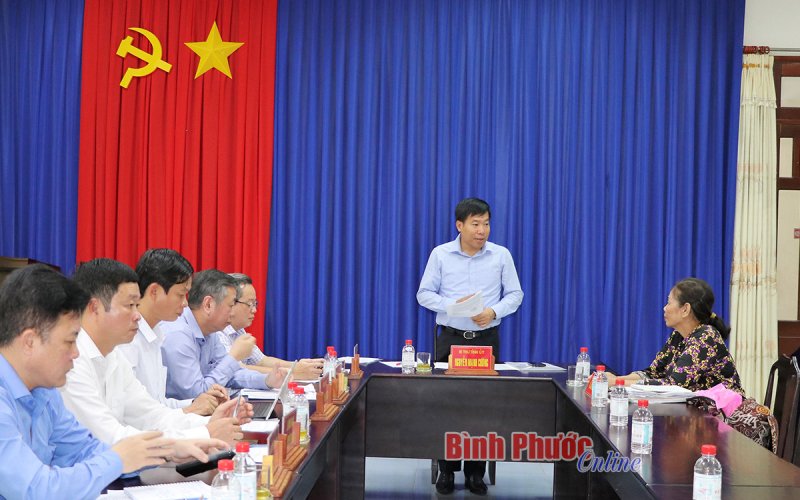 Bí thư Tỉnh ủy Nguyễn Mạnh Cường tiếp công dân định kỳ