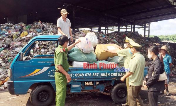 Tiêu hủy hơn 3.000 sản phẩm hàng hóa vi phạm hành chính