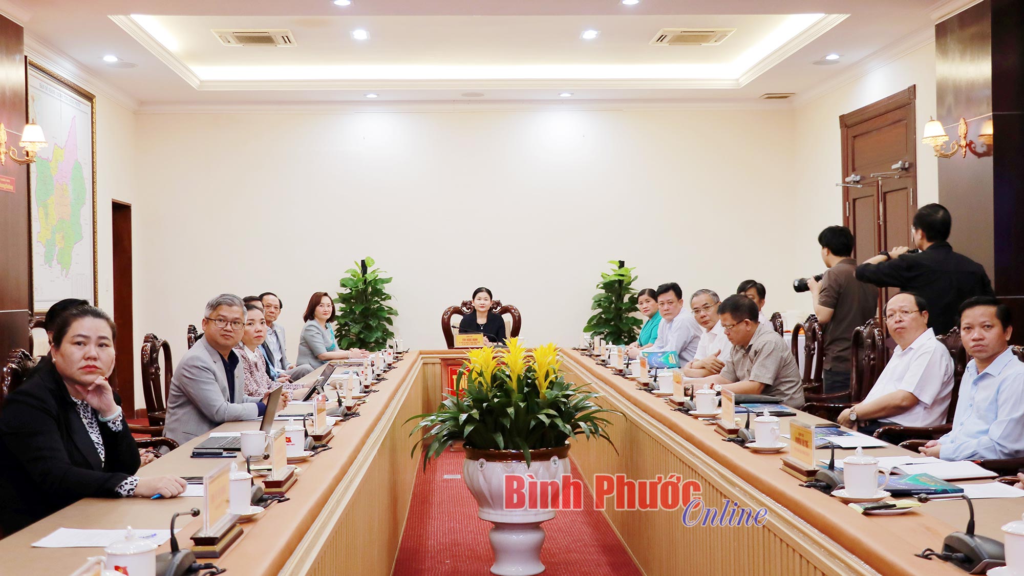 Lãnh đạo tỉnh Bình Phước tiếp và làm việc với TTC AgriS