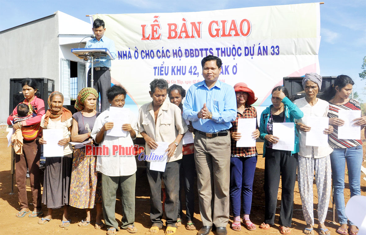 6 tháng đầu năm 2016: Bình Phước giải ngân 24,722 tỷ đồng thực hiện chính sách dân tộc 6 tháng đầu năm 2016: Bình Phước giải ngân 24,722 tỷ đồng thực hiện chính sách dân tộc