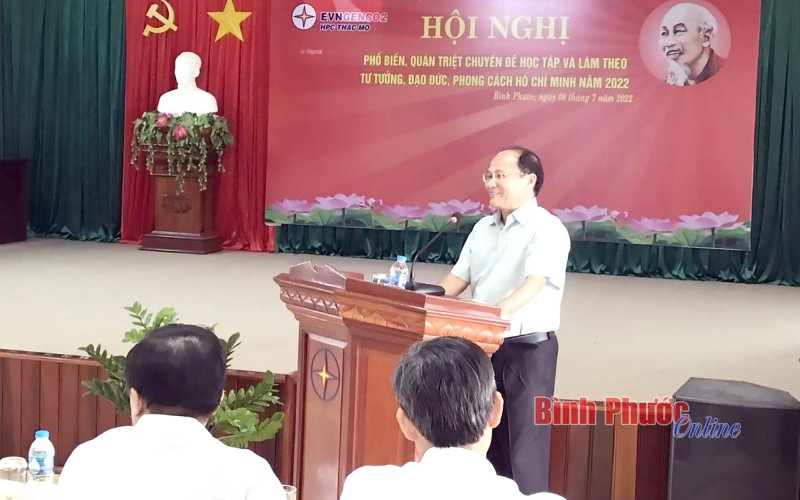 TMP phổ biến, quán triệt chuyên đề học và làm theo Bác TMP phổ biến, quán triệt chuyên đề học và làm theo Bác