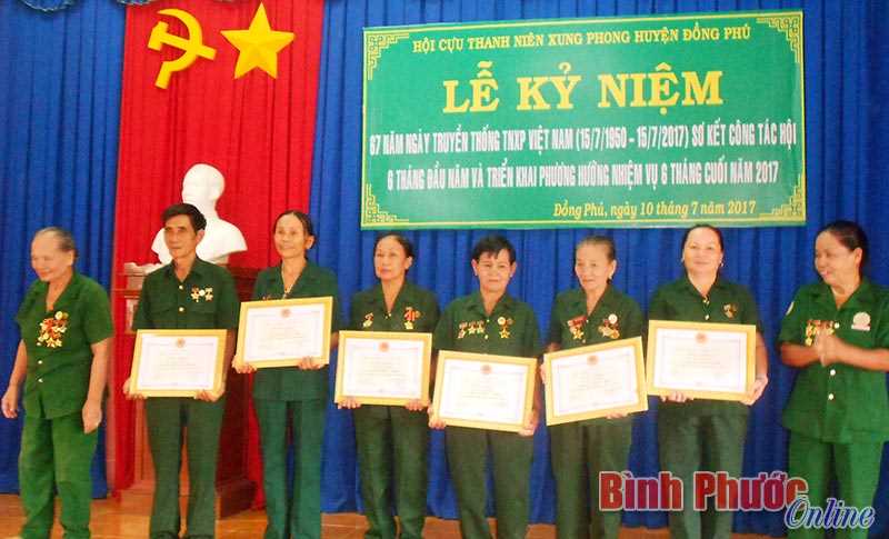 Đồng Phú, Chơn Thành kỷ niệm 67 năm Ngày truyền thống cựu TNXP Đồng Phú, Chơn Thành kỷ niệm 67 năm Ngày truyền thống cựu TNXP