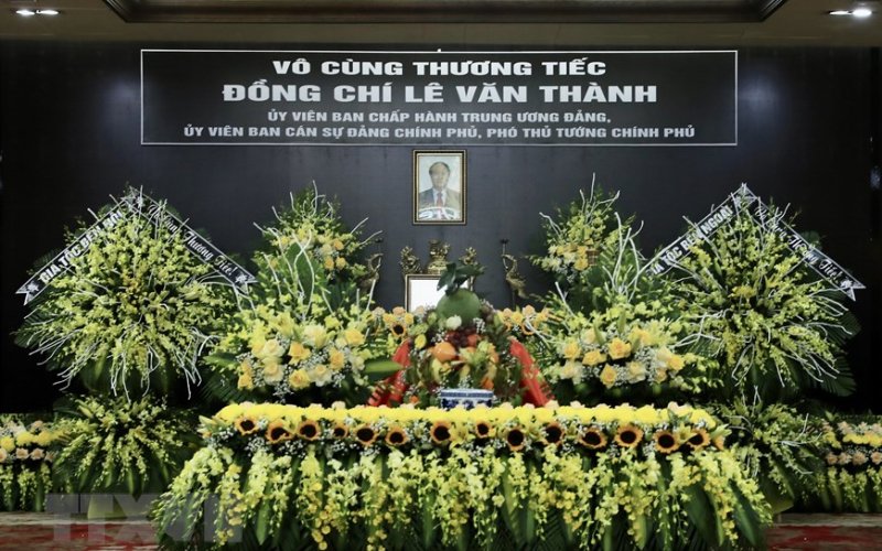 Tổ chức trọng thể Lễ tang Phó Thủ tướng Lê Văn Thành Tổ chức trọng thể Lễ tang Phó Thủ tướng Lê Văn Thành