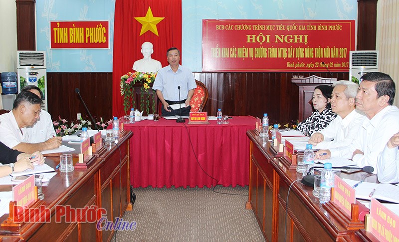Triển khai nhiệm vụ xây dựng NTM 2017