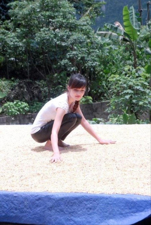 Sau scandal trả vương miện, Triệu Thị Hà về quê "phơi ngô" Sau scandal trả vương miện, Triệu Thị Hà về quê "phơi ngô"