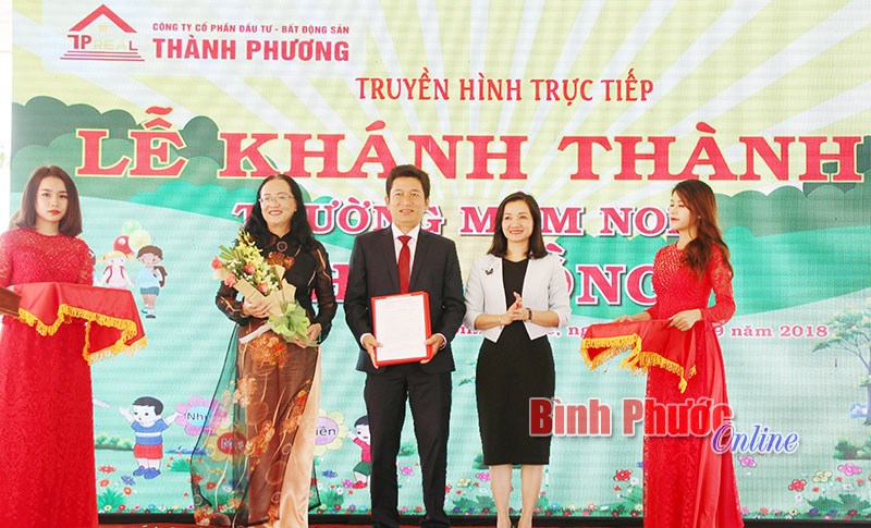 Khánh thành Trường mầm non tư thục Thần Đồng