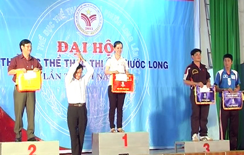 Phường Long Thủy đoạt giải nhất Đại hội thể dục - thể thao thị xã Phường Long Thủy đoạt giải nhất Đại hội thể dục - thể thao thị xã