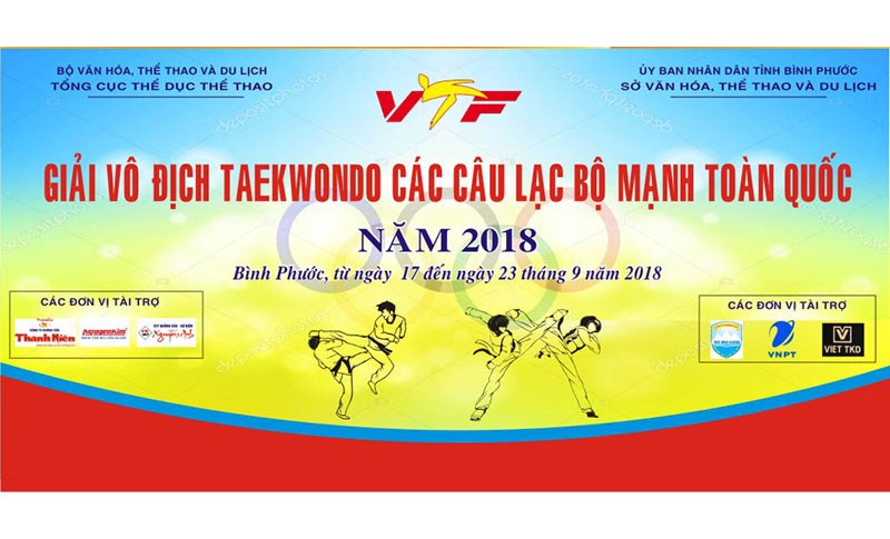 605 VĐV dự giải vô địch Taekwondo các đội mạnh toàn quốc 2018