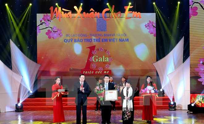 Tiếp nhận gần 100 tỷ đồng hỗ trợ trẻ em khó khăn trong năm 2016