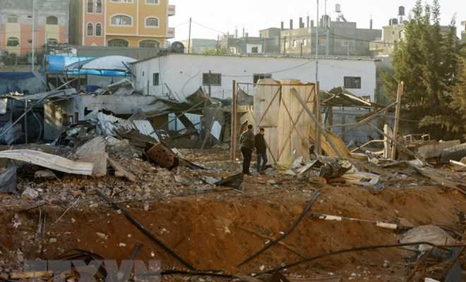 Không quân Israel tấn công các mục tiêu của Hamas tại Dải Gaza Không quân Israel tấn công các mục tiêu của Hamas tại Dải Gaza