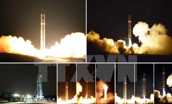 Hàn Quốc: Tên lửa Hwasong-15 dường như mới được phát triển Hàn Quốc: Tên lửa Hwasong-15 dường như mới được phát triển