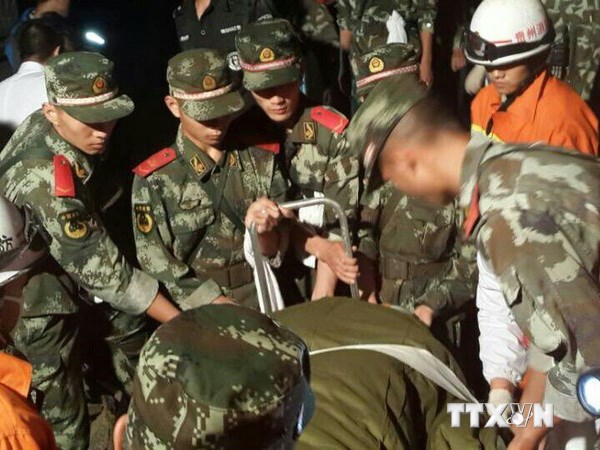 Lở đất ở Quý Châu, hàng chục người chết và mất tích