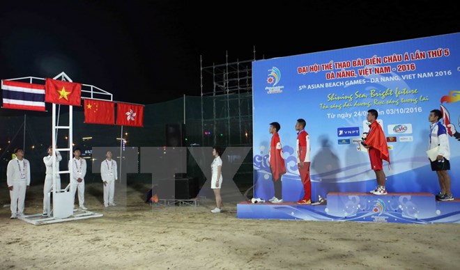 Đoàn Thể thao Việt Nam giữ ngôi đầu bảng đại hội thể thao bãi biển Đoàn Thể thao Việt Nam giữ ngôi đầu bảng đại hội thể thao bãi biển