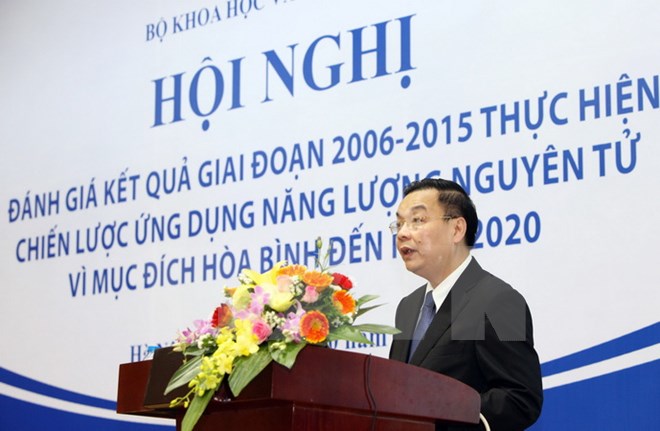 Phát triển ứng dụng năng lượng nguyên tử giai đoạn 2016-2020