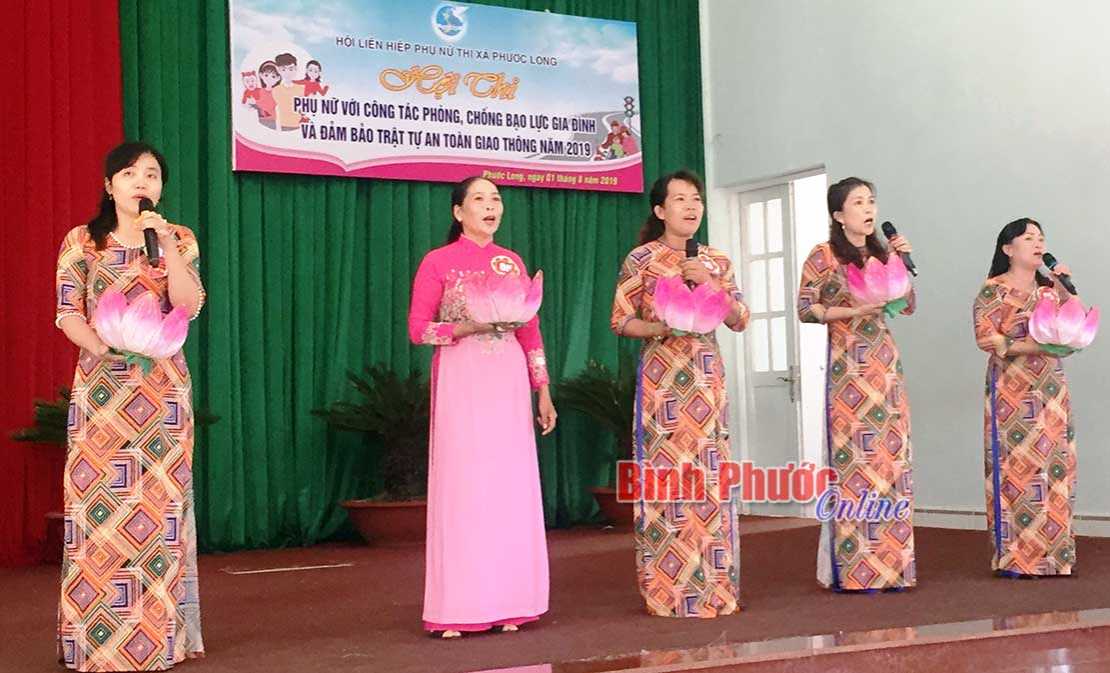 Sôi nổi hội thi phụ nữ với công tác phòng, chống bạo lực gia đình Sôi nổi hội thi phụ nữ với công tác phòng, chống bạo lực gia đình