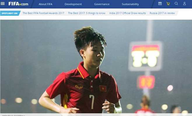 FIFA vinh danh ngôi sao của đội tuyển bóng đá nữ Việt Nam