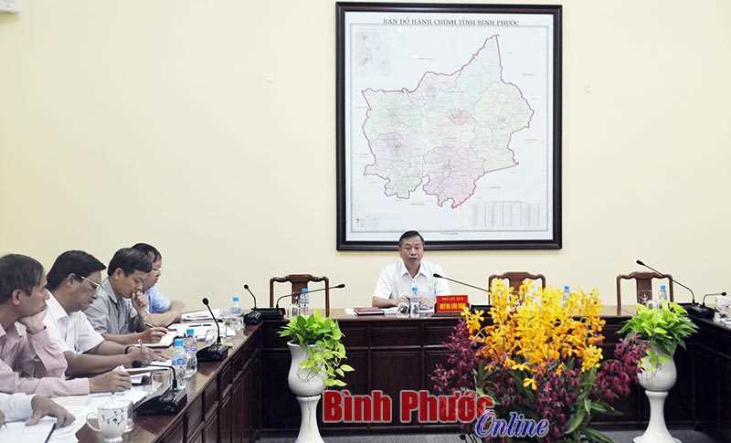 UBND tỉnh giải quyết vướng mắc các dự án đường Đồng Phú - Bình Dương và đoạn Bàu Trư - Đồng Xoài UBND tỉnh giải quyết vướng mắc các dự án đường Đồng Phú - Bình Dương và đoạn Bàu Trư - Đồng Xoài