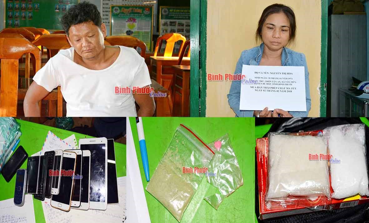 Bắt quả tang bán ma túy cho con nghiện Bắt quả tang bán ma túy cho con nghiện