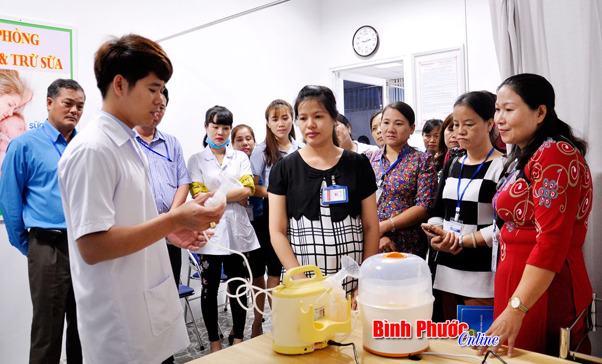 Phòng vắt và trữ sữa - niềm vui vô bờ của nữ công nhân Phòng vắt và trữ sữa - niềm vui vô bờ của nữ công nhân