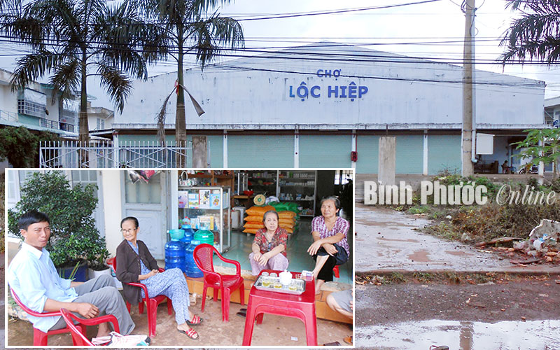 Chợ Lộc Hiệp đã đi vào hoạt động Chợ Lộc Hiệp đã đi vào hoạt động
