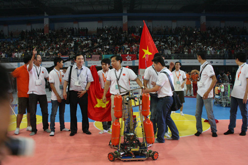 Việt Nam vô địch cuộc thi robocon châu Á - Thái Bình Dương