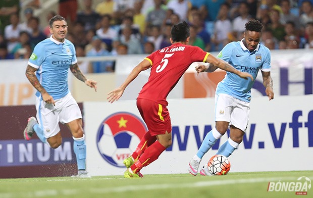 Chênh lệch đẳng cấp, Man City thắng đậm ĐTQG Việt Nam